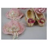 Victorian Style Doll Accessories and Ornaments Lot