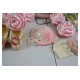 Victorian Style Doll Accessories and Ornaments Lot