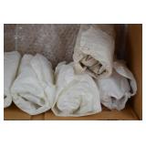 Set of 12 Rose-Shaped Clip-On Ornaments