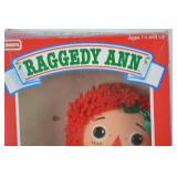Raggedy Ann Special Christmas Edition Doll by Playskool in Box