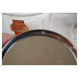 Wallace Sterling Vanity Set and Anna Hutte Crystal Jar