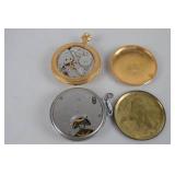 Colibri Swiss Made Pocket Watch and Ingraham Pocket Watch Lot