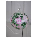Assortment of Hand-Painted Glass Holiday Ornaments