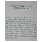 3 Kurt Adler Traditional Glass Christmas Tree Toppers, Gold Scroll 13"