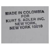 3 Kurt Adler Traditional Glass Christmas Tree Toppers, Gold Scroll 13"