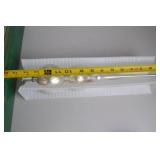 3 Kurt Adler Traditional Glass Christmas Tree Toppers, Gold Scroll 13"