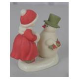 Department 56 Simple Traditions Holly Lane Figurine with Peppermint Decor