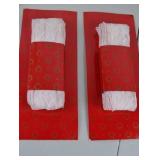 Assorted Holiday and Floral Decor: Faux Flowers, Beaded Strings, Bows