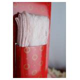 Assorted Holiday and Floral Decor: Faux Flowers, Beaded Strings, Bows