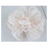 Assorted Holiday and Floral Decor: Faux Flowers, Beaded Strings, Bows