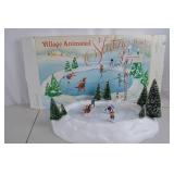 Department 56 Village Animated Skating Pond Holiday Decor