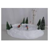 Department 56 Village Animated Skating Pond Holiday Decor