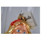 1997 Christopher Radko Barbie Christmas Ornament, 6-in Glass Collectible