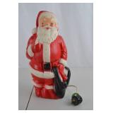 Vintage 1968 Empire Santa Claus Blow Mold Light 13 Inch