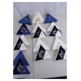 Swarovski Christmas Ornament Lot: 7 Boxed Crystal Snowflakes (1996-2003)