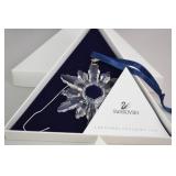 Swarovski Christmas Ornament Lot: 7 Boxed Crystal Snowflakes (1996-2003)