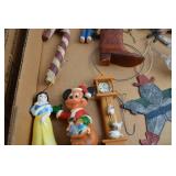 Large Assorted Christmas Ornament Lot: Santa, Cowboy, Snowman & More