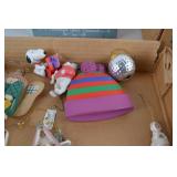 Large Assorted Christmas Ornament Lot: Santa, Cowboy, Snowman & More