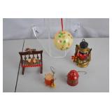 Assorted Vintage and Handmade Christmas Ornaments Lot