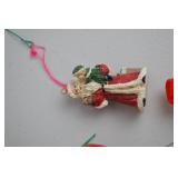 Assorted Vintage and Handmade Christmas Ornaments Lot