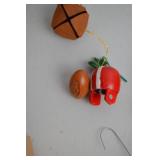 Assorted Vintage and Handmade Christmas Ornaments Lot