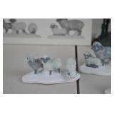 Dept 56 Village Animals and North Pole Display Figurine Lot