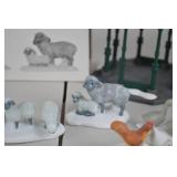 Dept 56 Village Animals and North Pole Display Figurine Lot