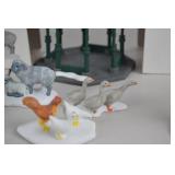 Dept 56 Village Animals and North Pole Display Figurine Lot