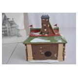 North Pole Express Depot Lighted Christmas Village House, 8 in.