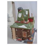 North Pole Express Depot Lighted Christmas Village House, 8 in.