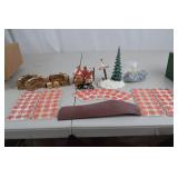 Department 56 Christmas Village Accessory Lot with Walls, Sign, Paths