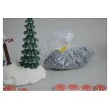 Department 56 Christmas Village Accessory Lot with Walls, Sign, Paths