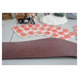 Department 56 Christmas Village Accessory Lot with Walls, Sign, Paths