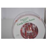 Dept. 56 North Pole Candy Cane Fence & Village Brick Road Decor