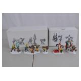 Department 56 Elf Figurine Christmas Village Set