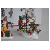 Department 56 Elf Figurine Christmas Village Set