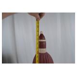 24-Inch Hand-Painted Wooden Santa Christmas Decor