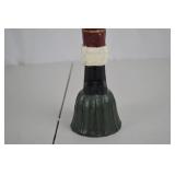 Hand-Carved Wooden Santa Claus Christmas Figure, 20 Inches Tall