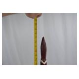 Hand-Carved Wooden Santa Claus Christmas Figure, 20 Inches Tall