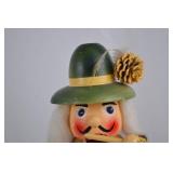 Wooden Drum Major Nutcracker with Green Hat