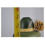 Wooden Drum Major Nutcracker with Green Hat