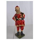 Vintage Santa Claus Christmas Decor Figurine, 14 Inches