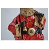 Vintage Santa Claus Christmas Decor Figurine, 14 Inches