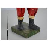 Vintage Santa Claus Christmas Decor Figurine, 14 Inches