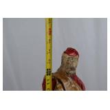 Vintage Santa Claus Christmas Decor Figurine, 14 Inches