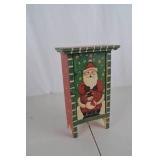 12-Inch Hand-Painted Christmas Santa Cabinet Holiday Decor