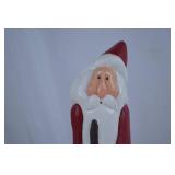 Hand-Painted Santa Claus with Goose 13in Christmas Figure