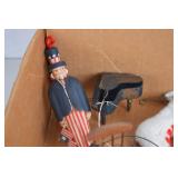 Assorted Vintage Christmas and Holiday Ornaments Lot