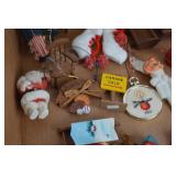 Assorted Vintage Christmas and Holiday Ornaments Lot