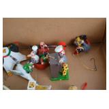 Assorted Vintage Christmas and Holiday Ornaments Lot